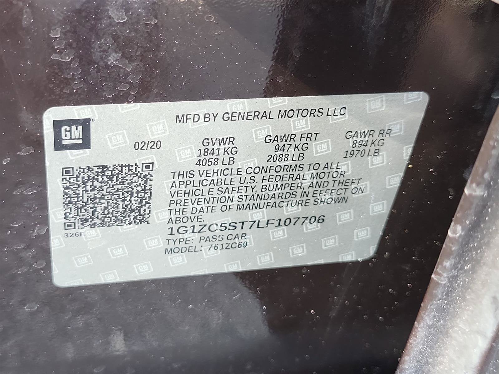 2020 Chevrolet Malibu FL