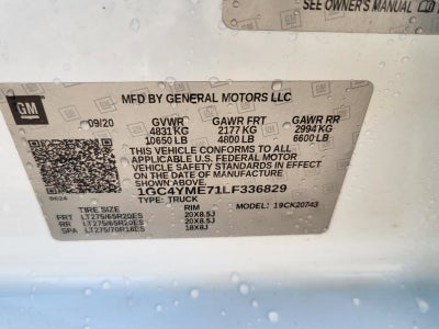 2020 Chevrolet Silverado 2500 HD Custom