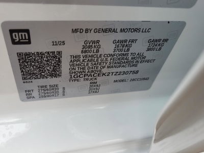 2026 Chevrolet Silverado 1500 LT