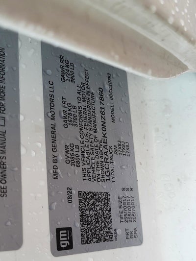 2022 Chevrolet Silverado 1500 WT