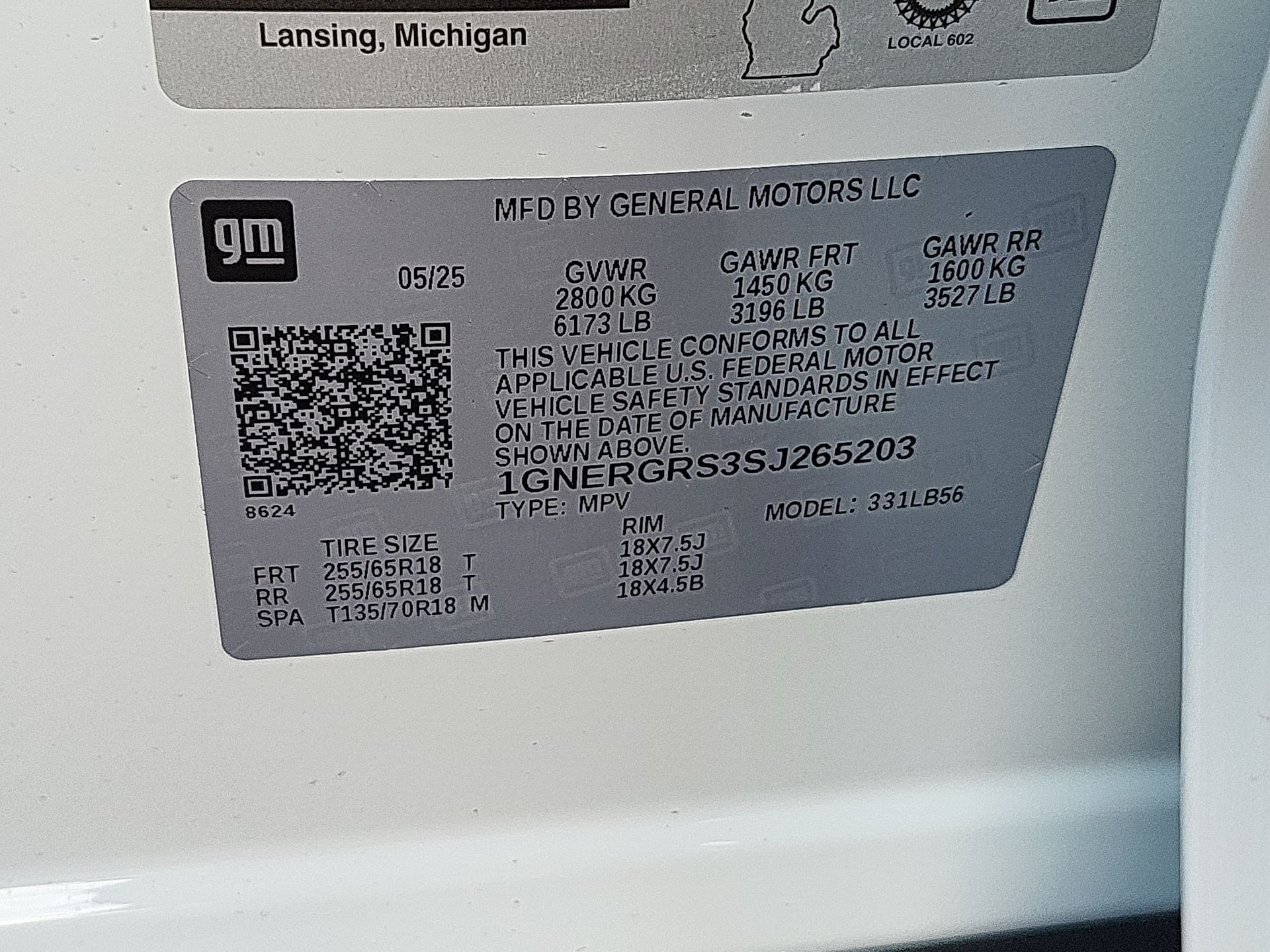 2025 Chevrolet Traverse LT