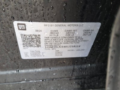 2024 Chevrolet Traverse RS