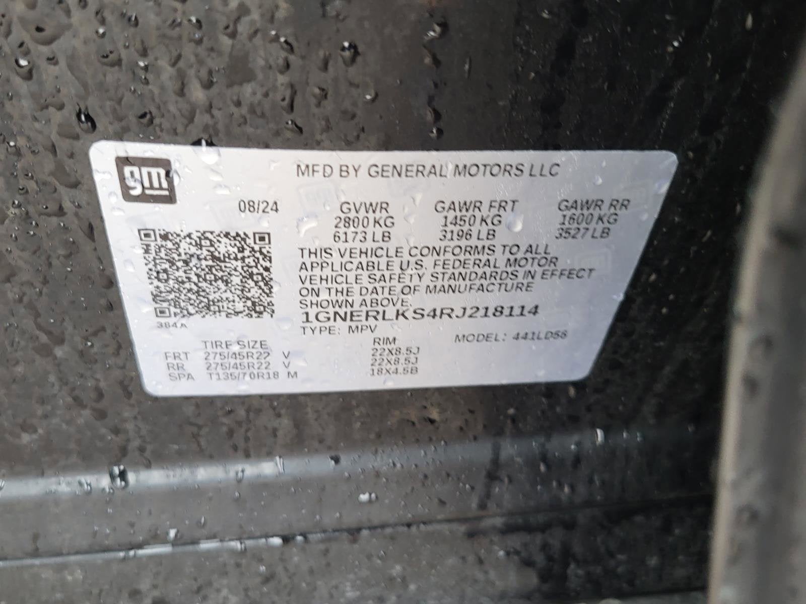 2024 Chevrolet Traverse RS