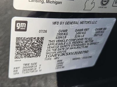 2027 Chevrolet Traverse Z71