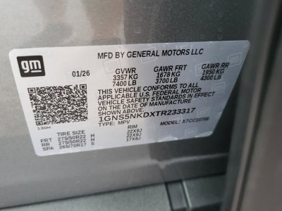 2026 Chevrolet Tahoe LT