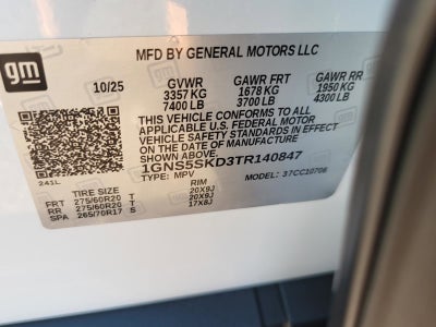 2026 Chevrolet Tahoe Premier