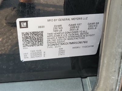 2021 Chevrolet Tahoe Premier