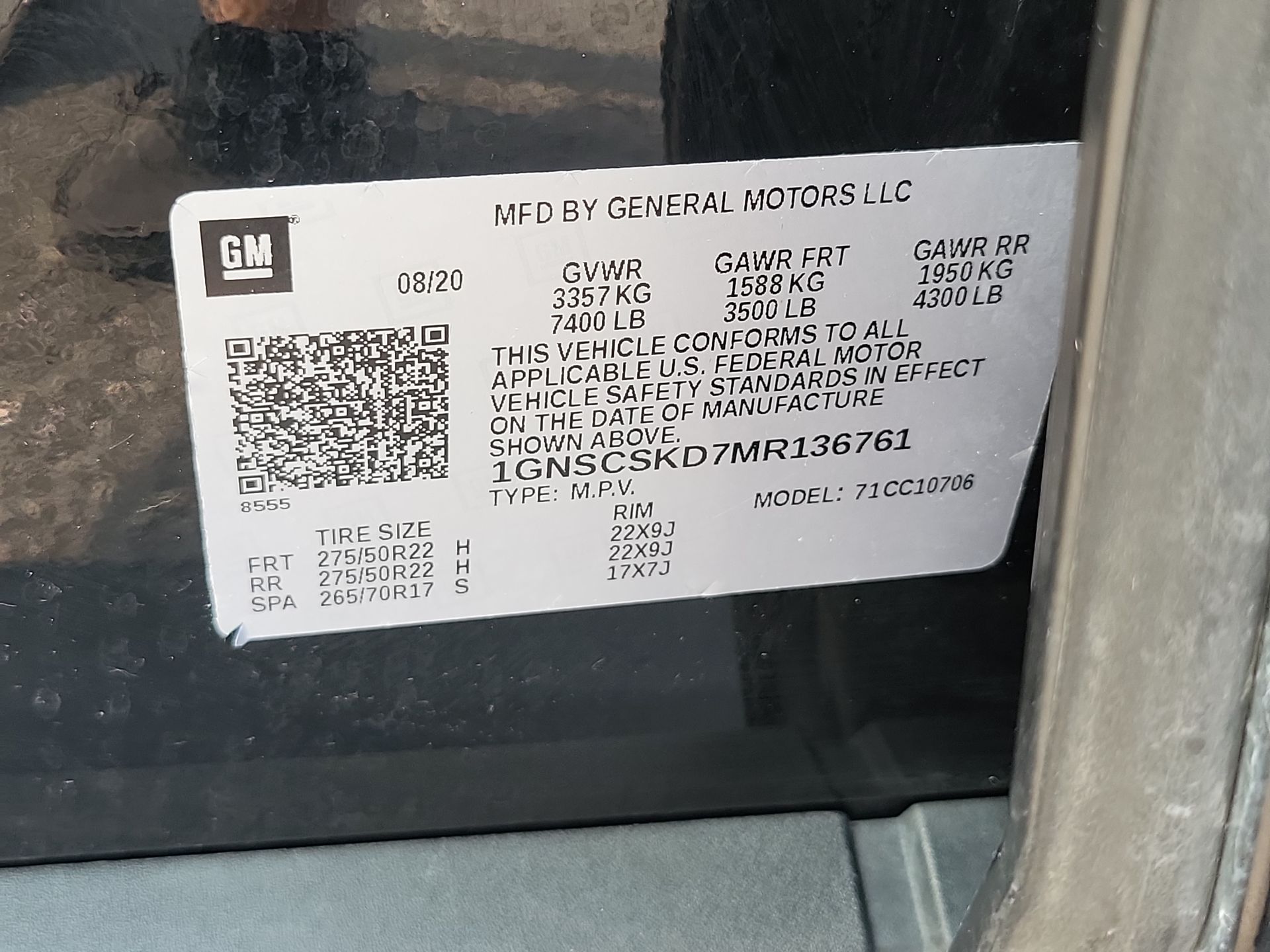 2021 Chevrolet Tahoe Premier