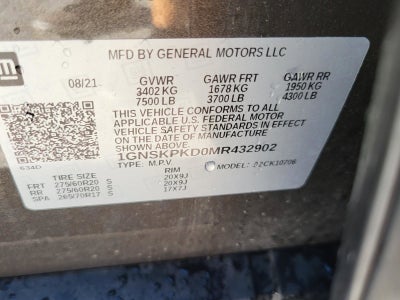 2021 Chevrolet Tahoe Z71