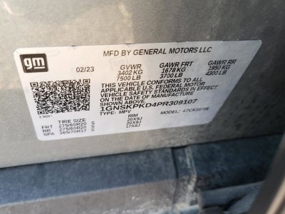 2023 Chevrolet Tahoe Z71