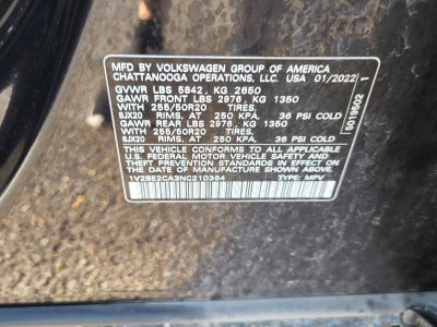 2022 Volkswagen Atlas Cross Sport 3.6L V6 SEL