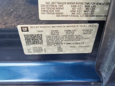 2021 Chevrolet Silverado 1500 LT