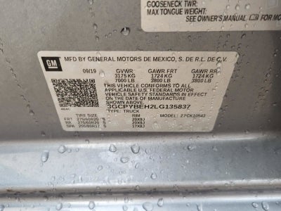 2020 Chevrolet Silverado 1500 Custom