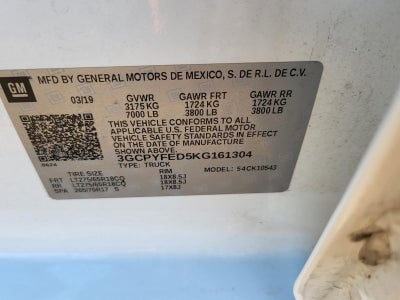 2019 Chevrolet Silverado 1500 LT Trail Boss