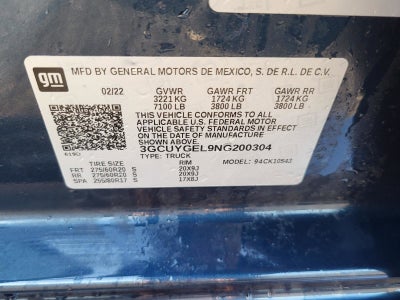 2022 Chevrolet Silverado 1500 LTD LTZ