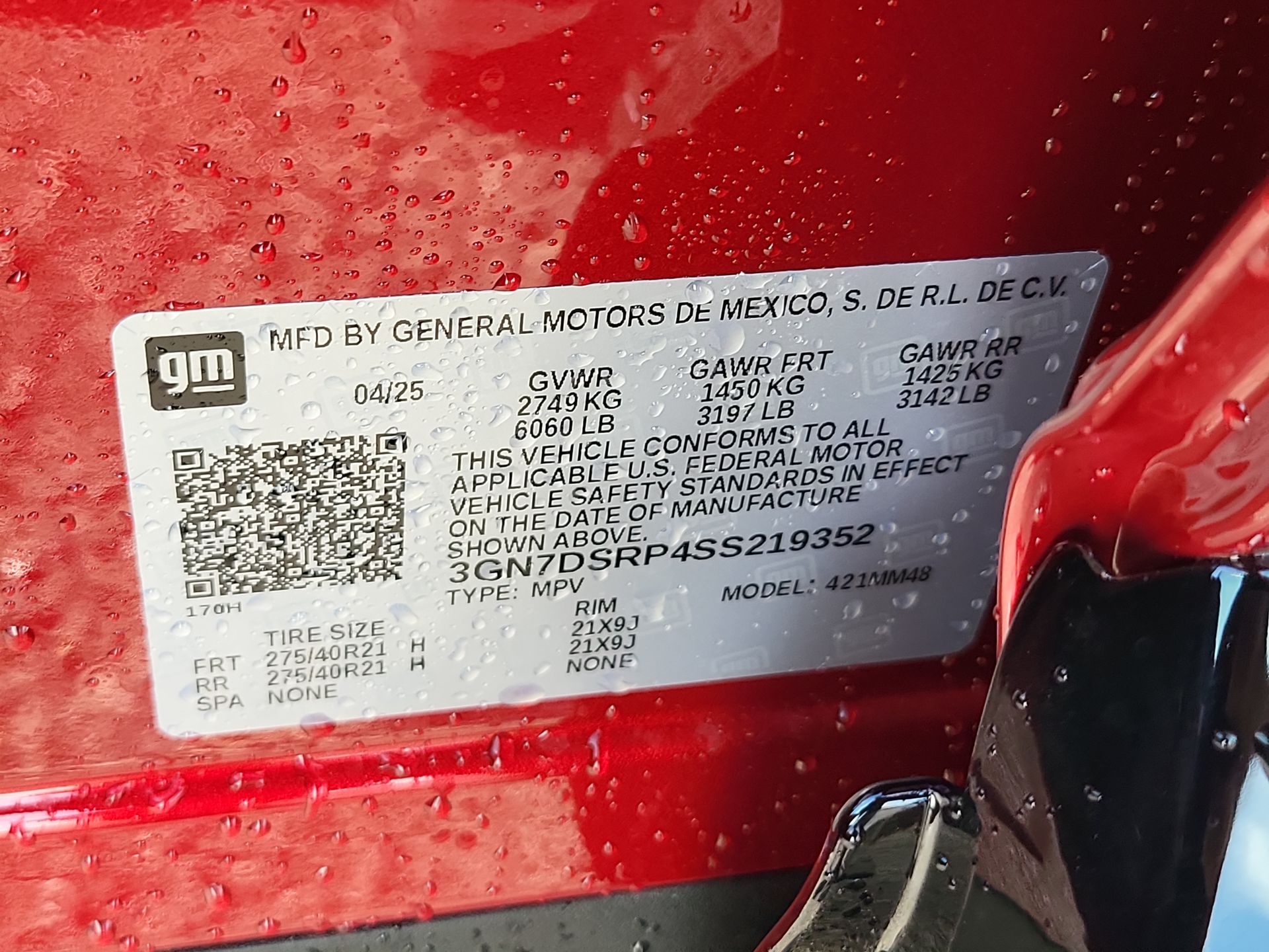 2025 Chevrolet Equinox EV RS