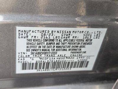 2024 Nissan Sentra SV