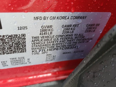 2026 Chevrolet Trax LT